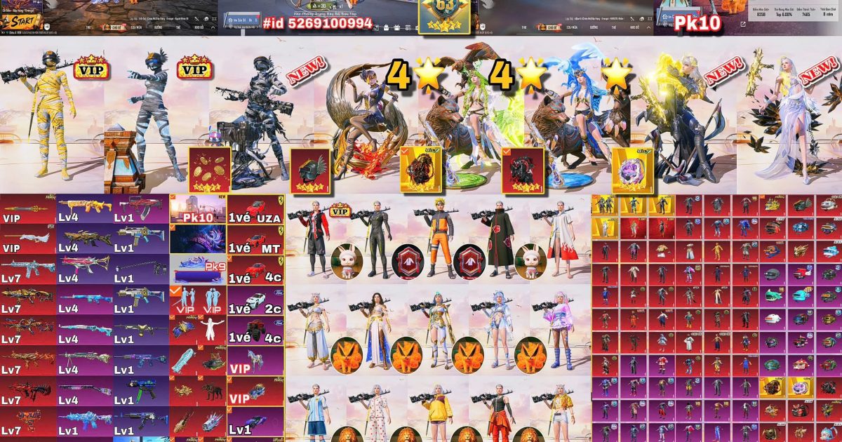 Acc PUBG Mobile mã 66817 - ảnh chính