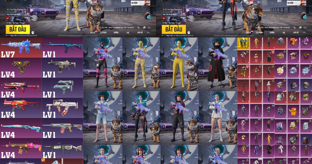Acc PUBG Mobile mã 67256 - u minh - ướp vàng - 2m3 - ảnh chính