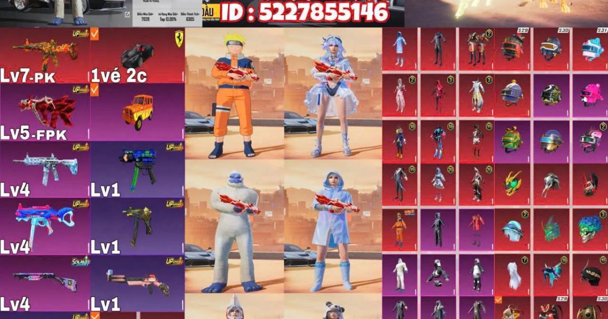 Acc PUBG Mobile mã 67296 - ảnh chính