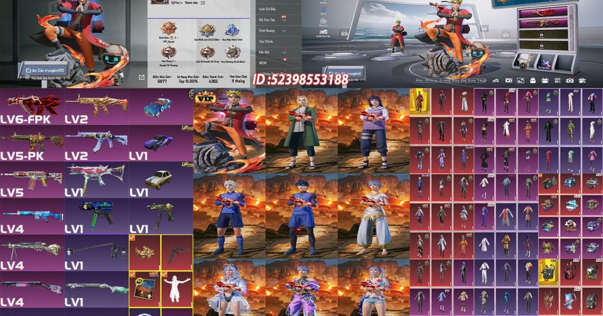 Acc PUBG Mobile mã 67410 - ảnh chính