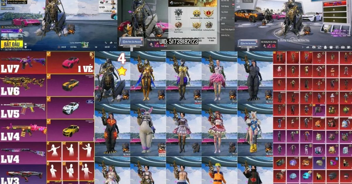 Acc PUBG Mobile mã 67500 - ảnh chính