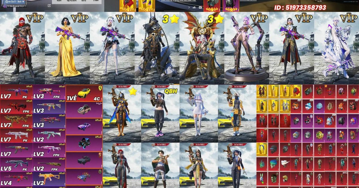 Acc PUBG Mobile mã 67703 - ảnh chính