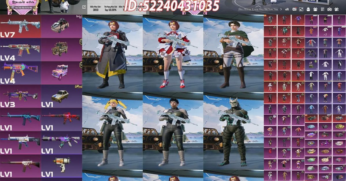 Acc PUBG Mobile mã 68176 - ảnh chính