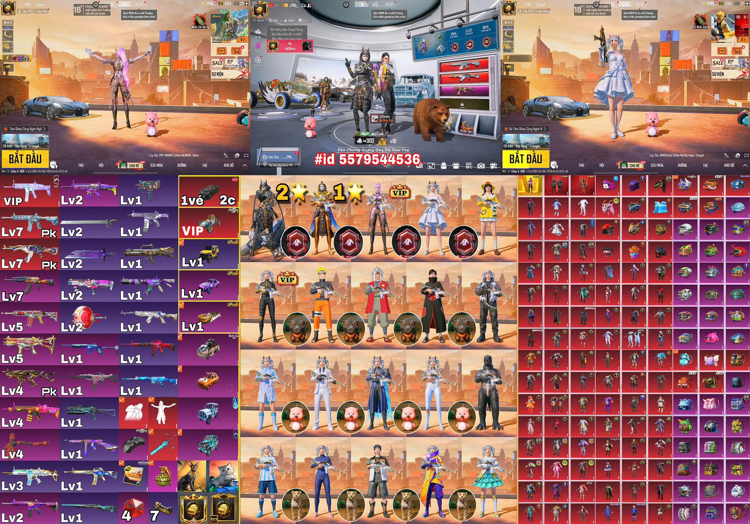 Acc PUBG Mobile mã 64605 - ảnh chính