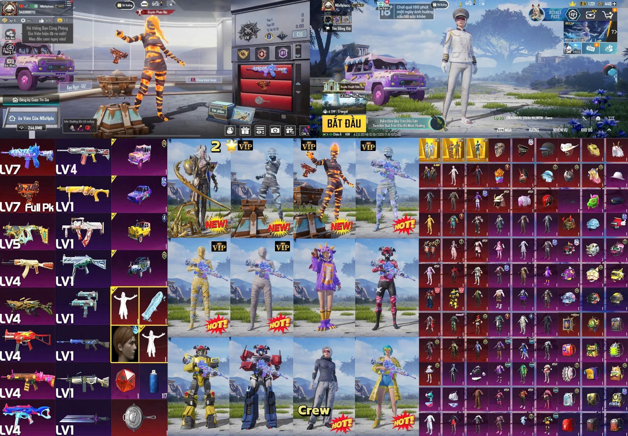 Acc PUBG Mobile mã 62270 - ảnh chính