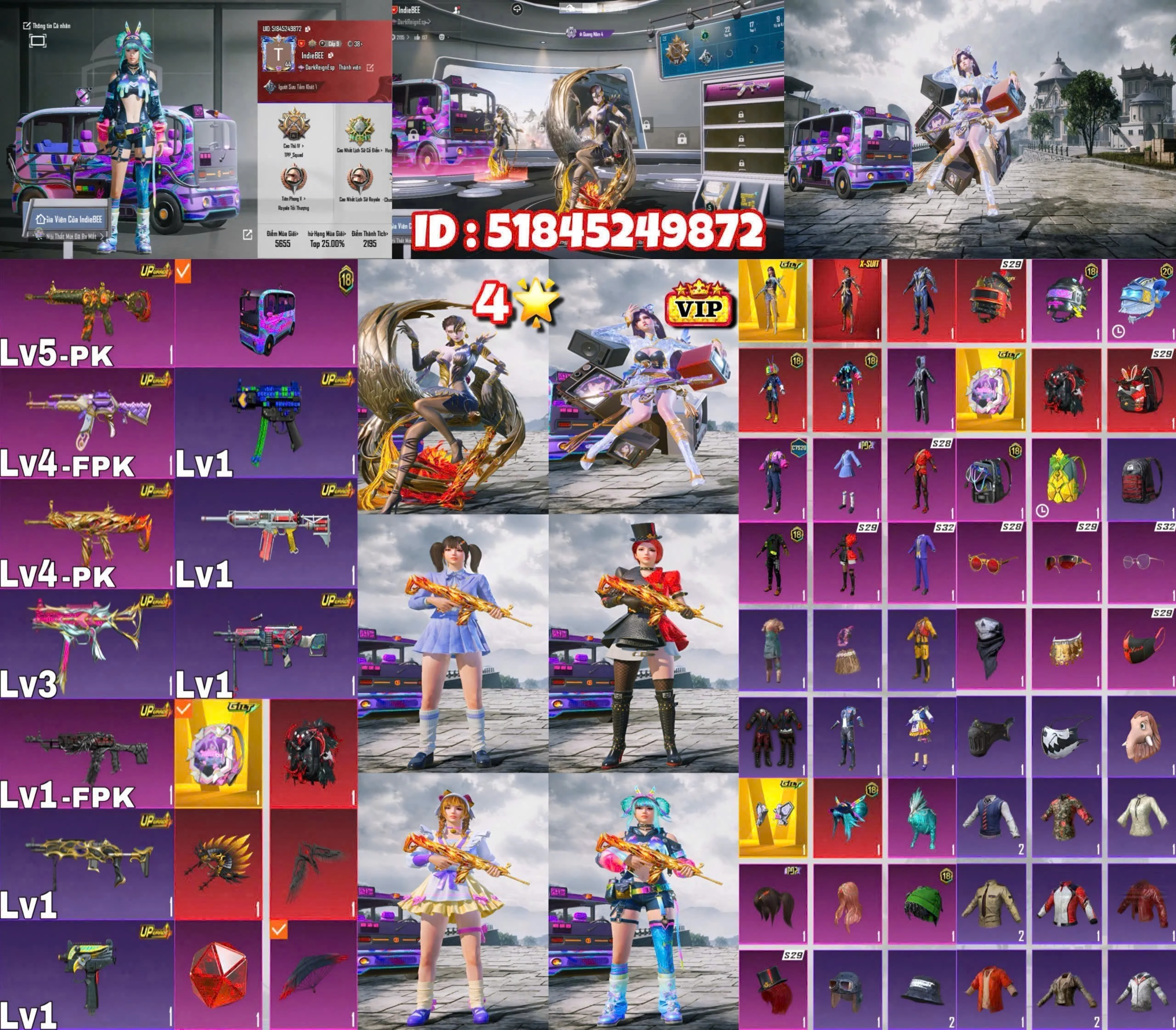 Acc PUBG Mobile mã 62107 - ảnh chính