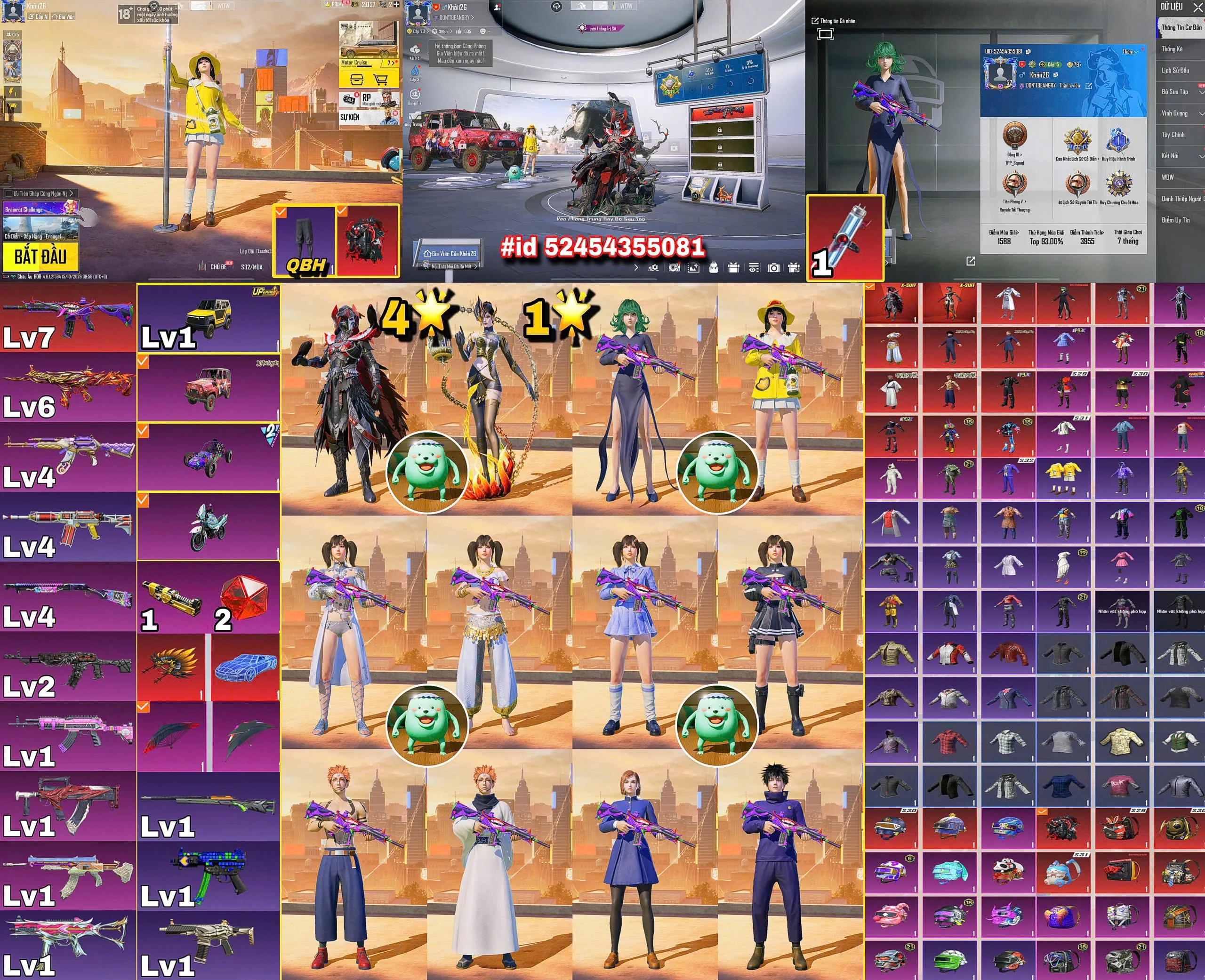 Acc PUBG Mobile mã 67226 - ảnh chính