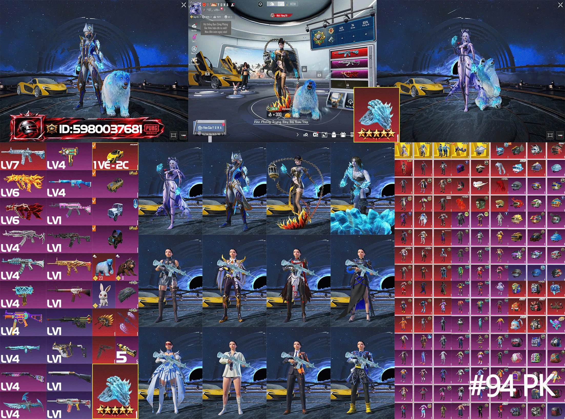 Acc PUBG Mobile mã 59702 - ảnh chính