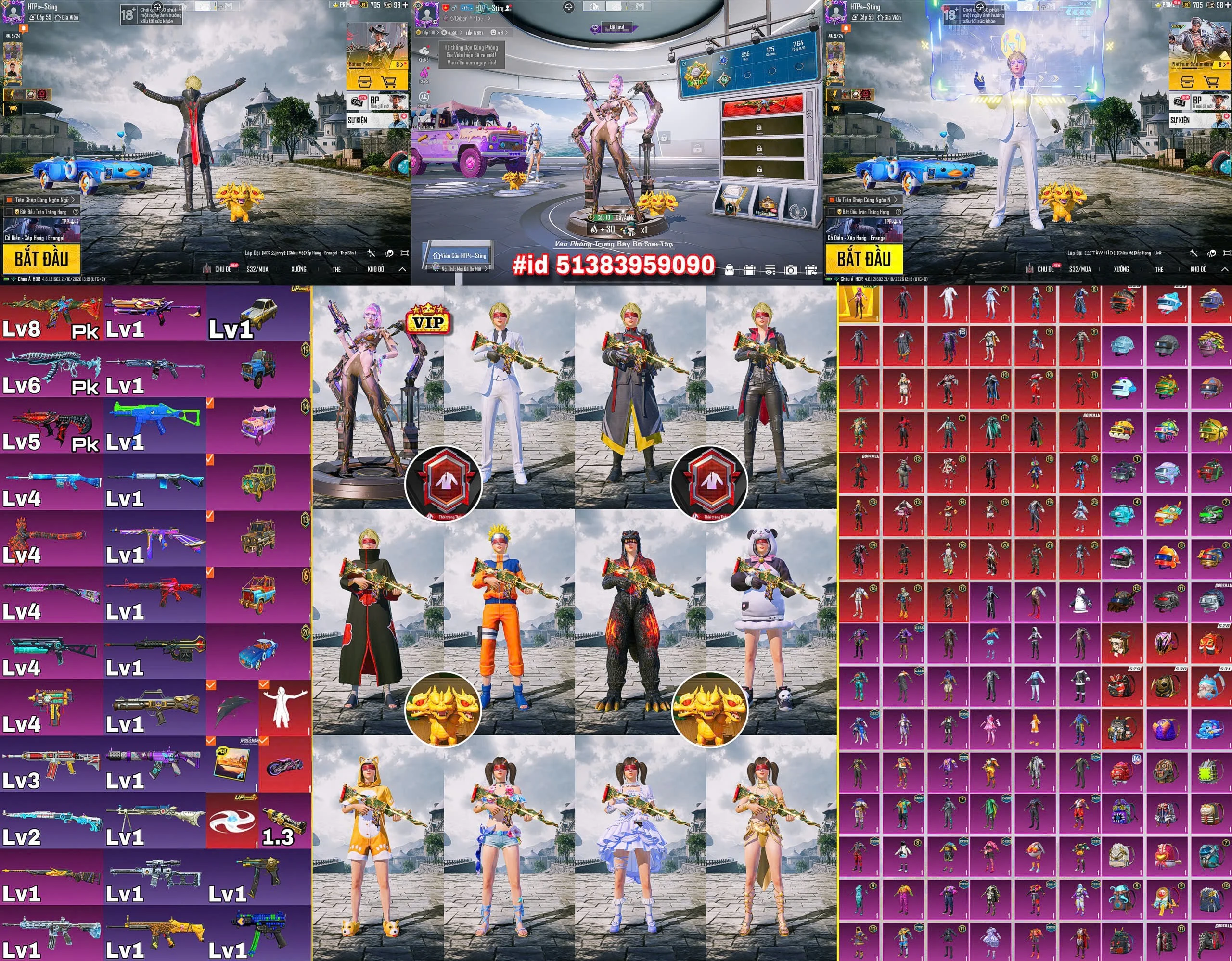 Acc PUBG Mobile mã 66475 - ảnh chính