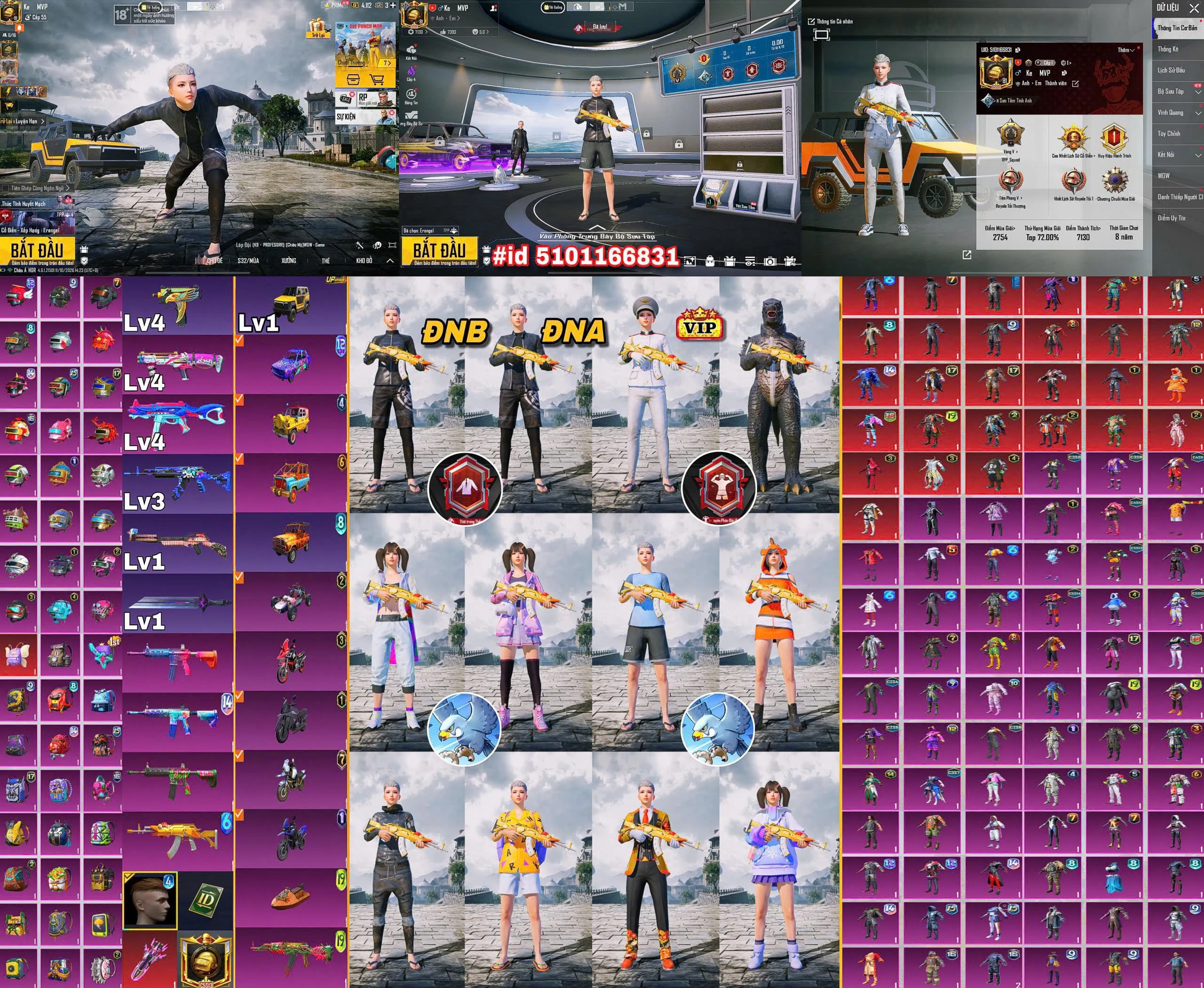 Acc PUBG Mobile mã 62198 - ảnh chính