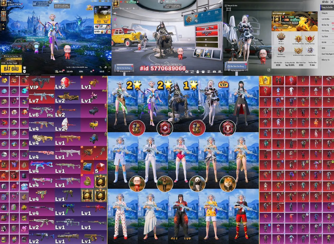 Acc PUBG Mobile mã 68350 - ảnh chính