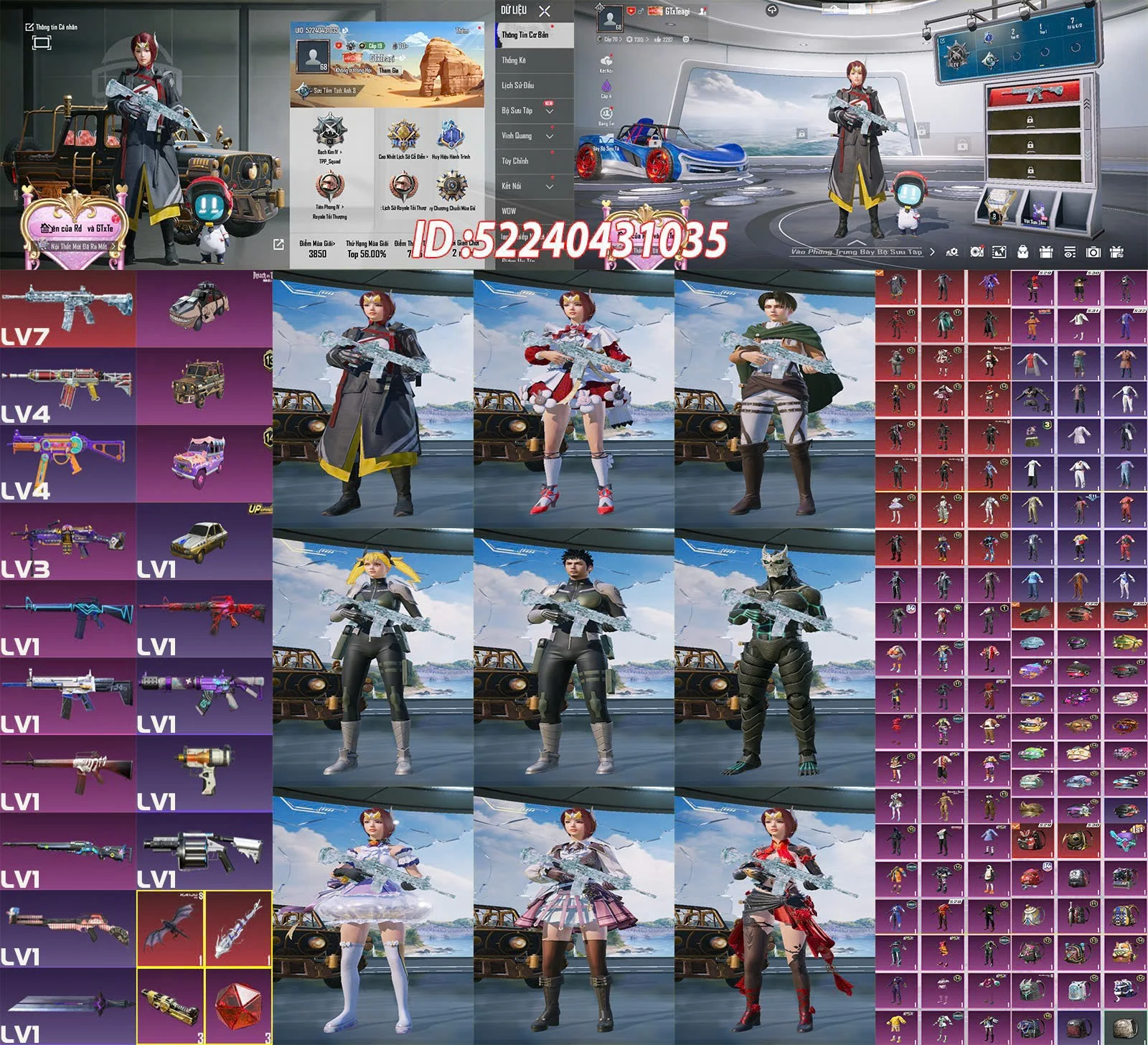 Acc PUBG Mobile mã 68176 - ảnh chính