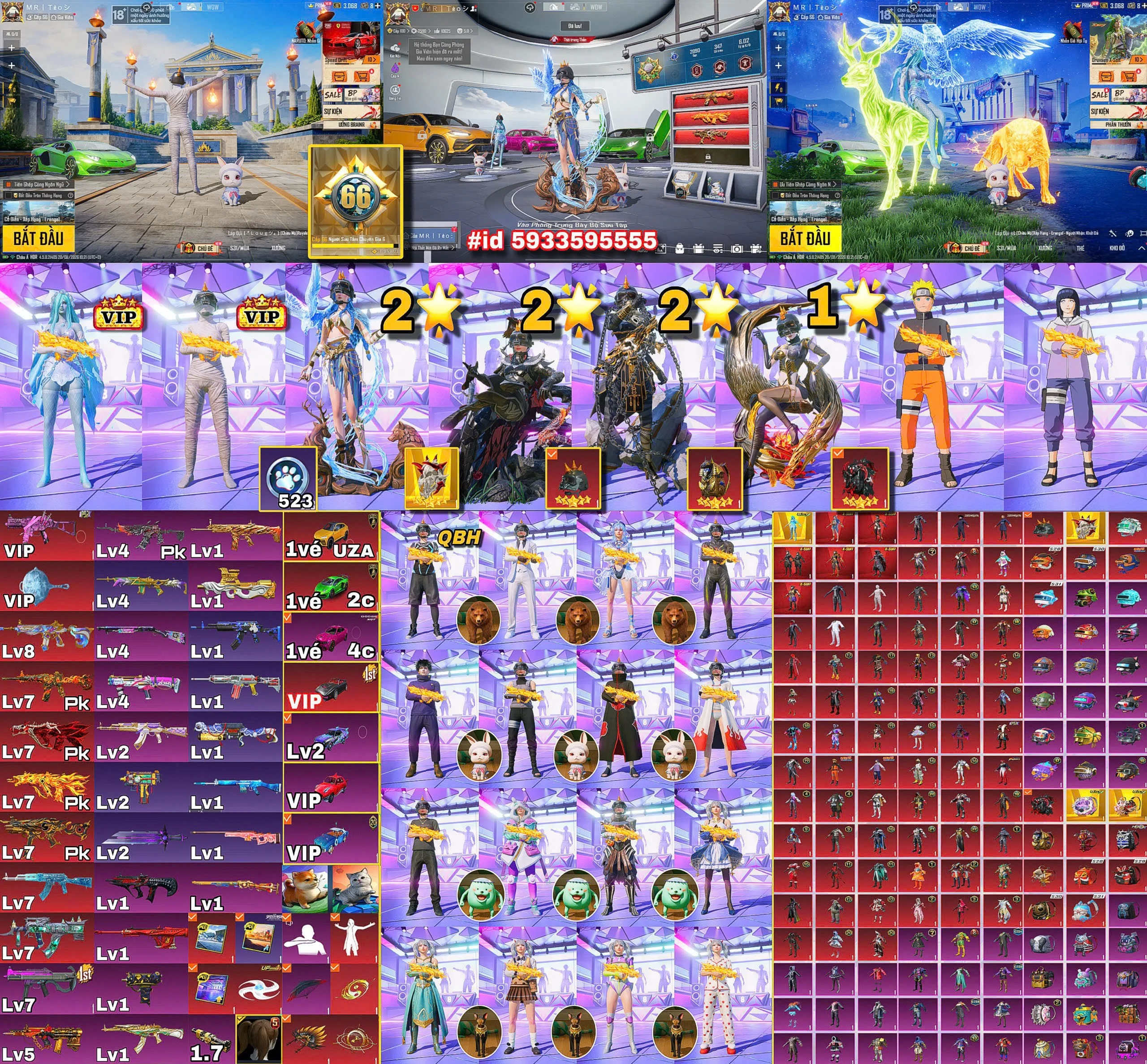 Acc PUBG Mobile mã 60288 - Trường Trần Shop