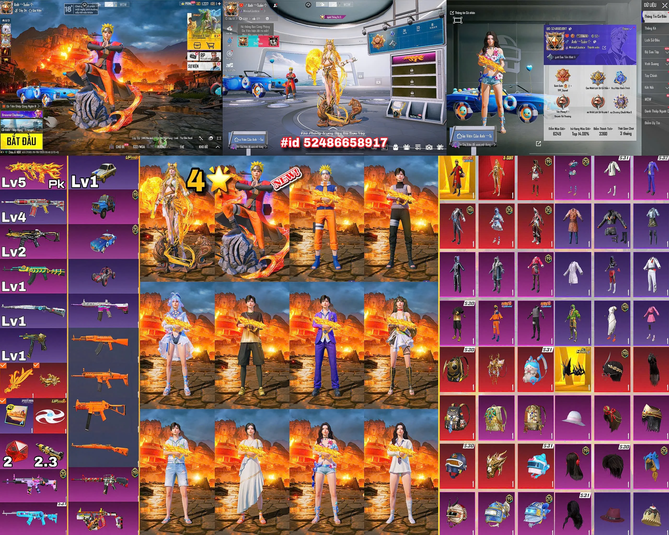 Acc PUBG Mobile mã 64806 - ảnh chính