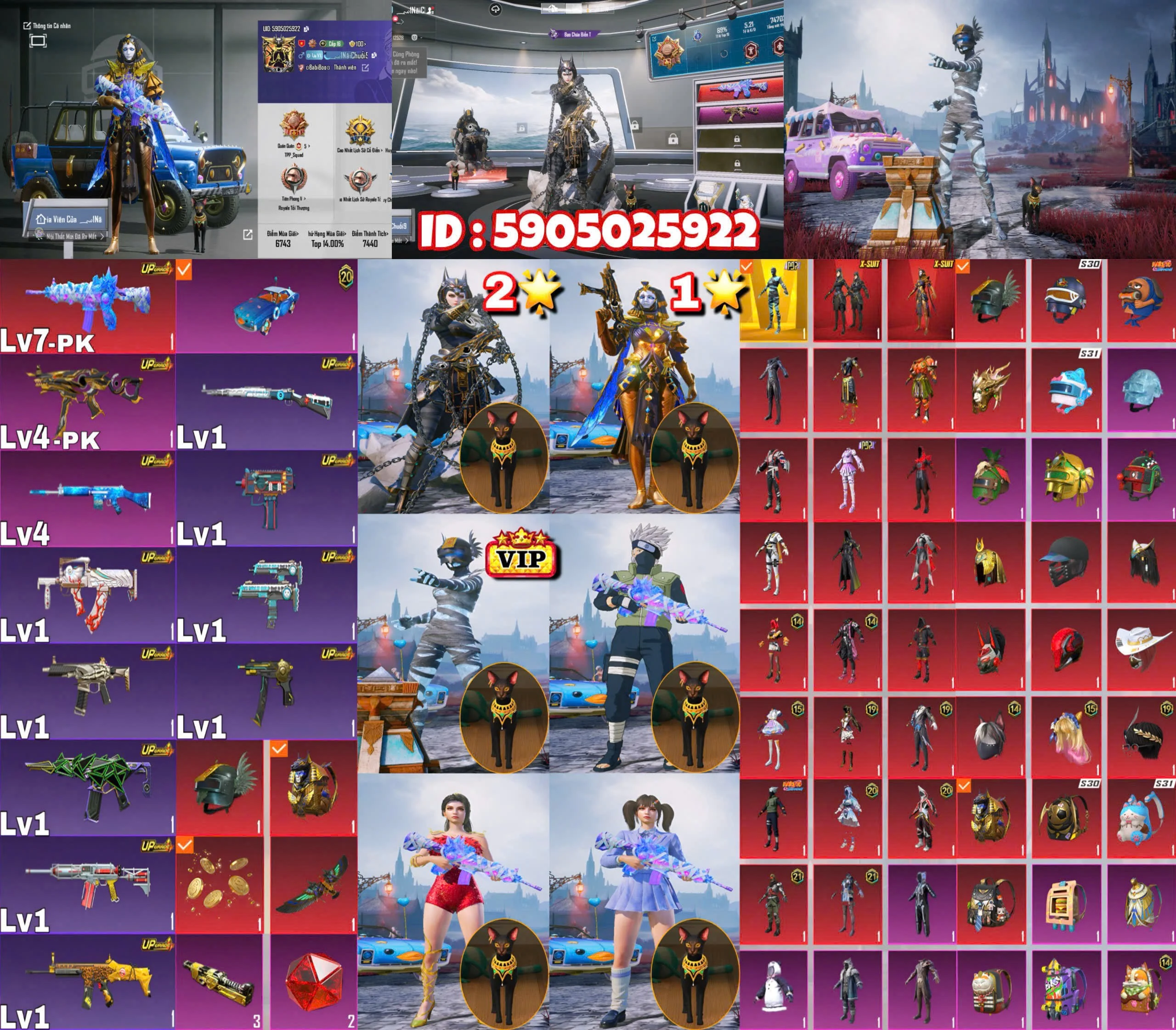 Acc PUBG Mobile mã 59152 - ảnh chính