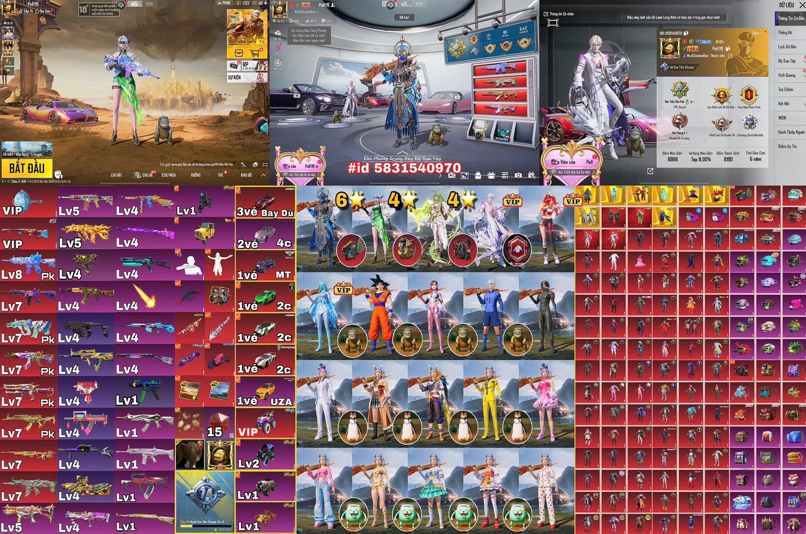 Acc PUBG Mobile mã 61690 - ảnh chính