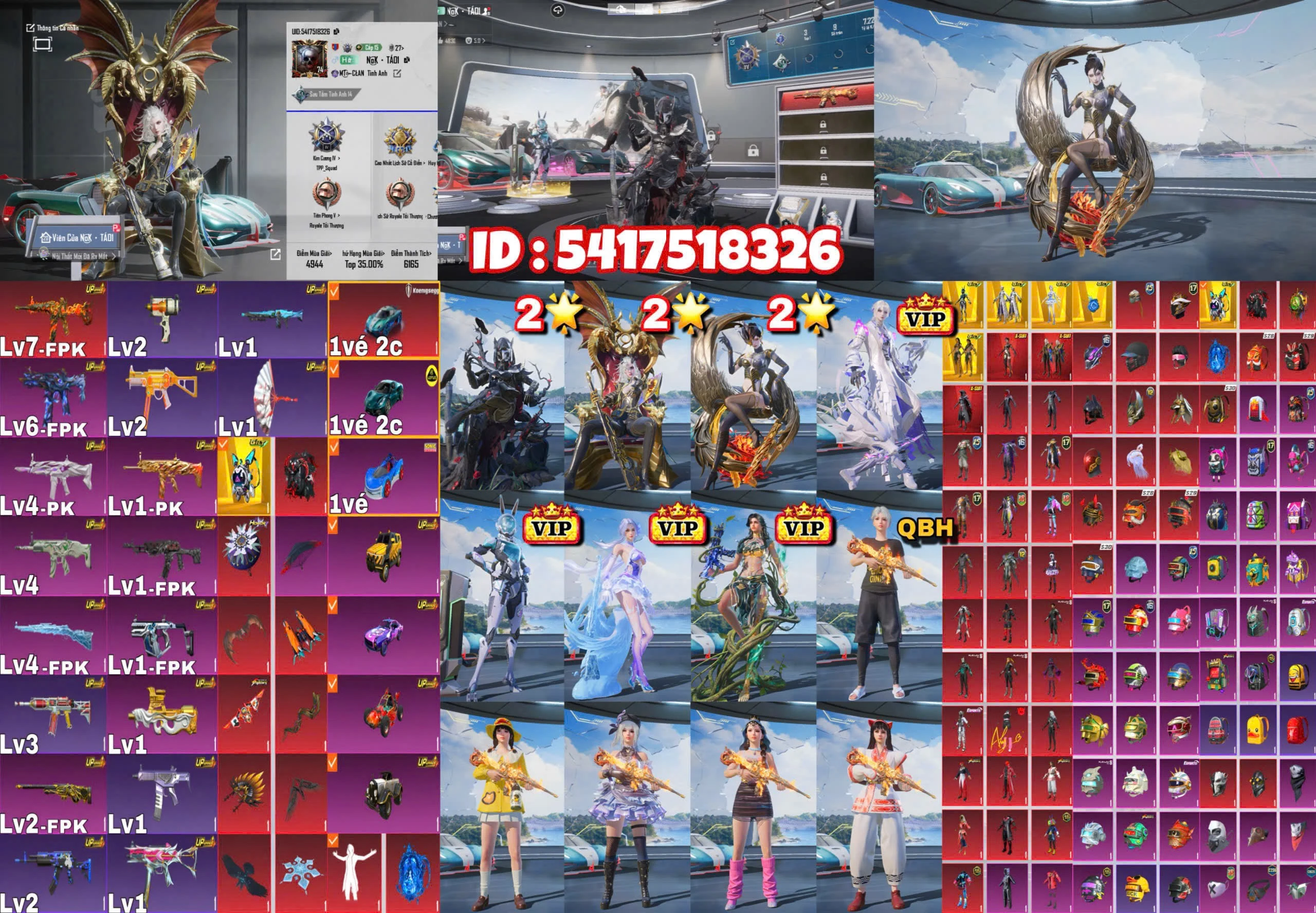 Acc PUBG Mobile mã 65913 - ảnh chính