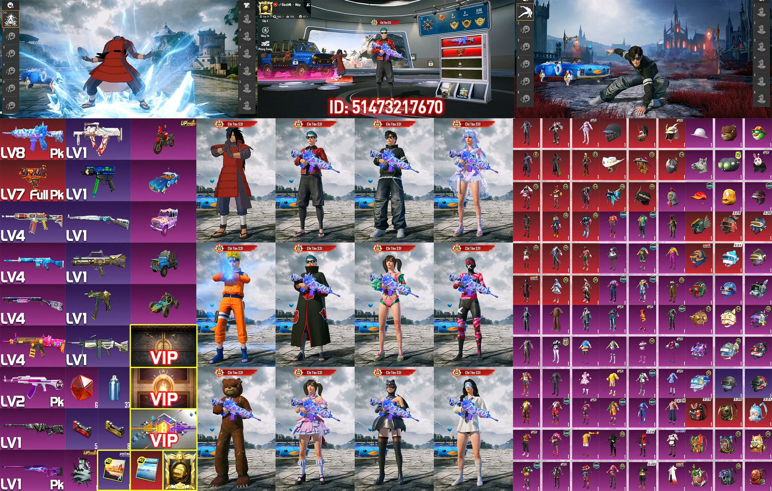 Acc PUBG Mobile mã 59867 - ảnh chính