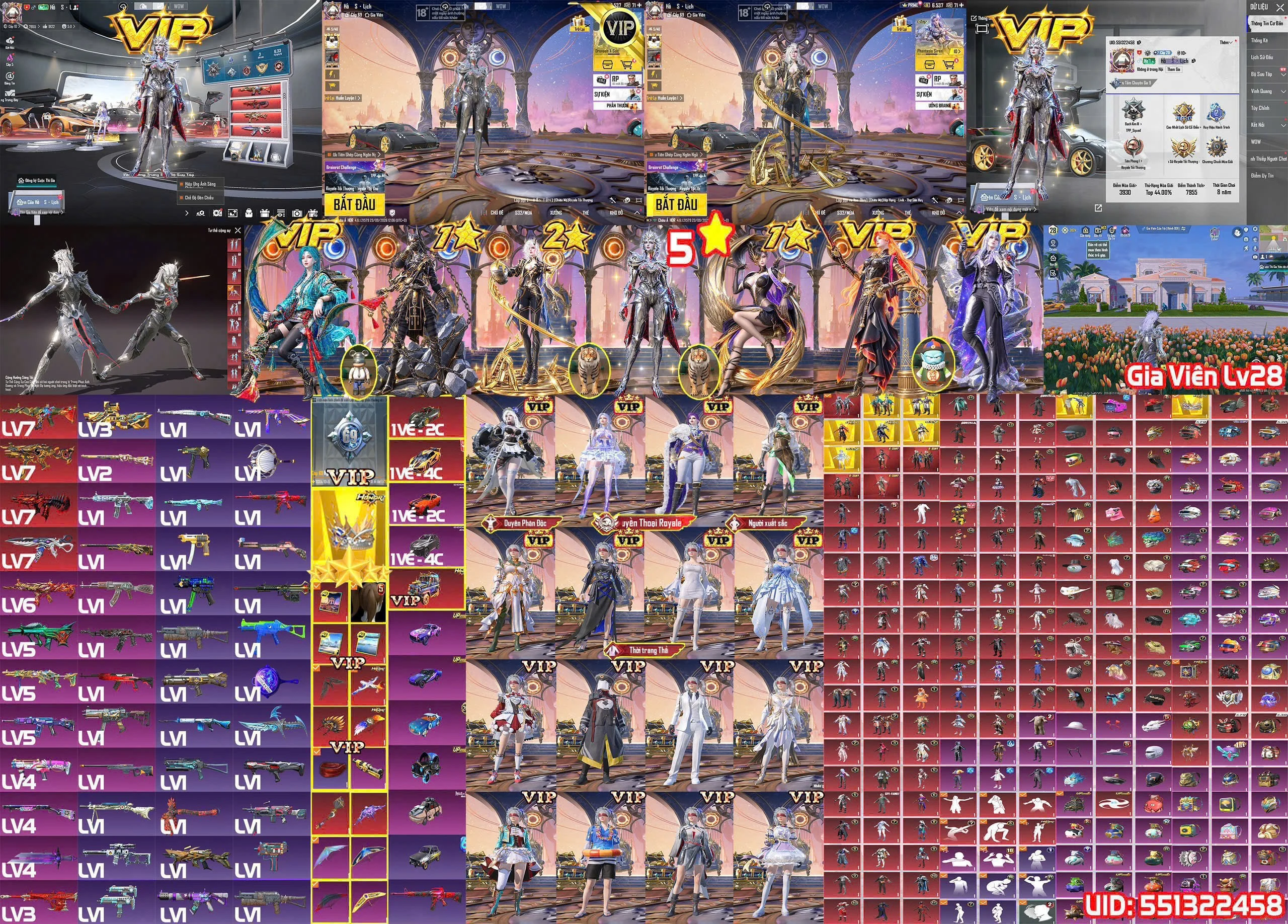 Acc PUBG Mobile mã 59139 - Trường Trần Shop