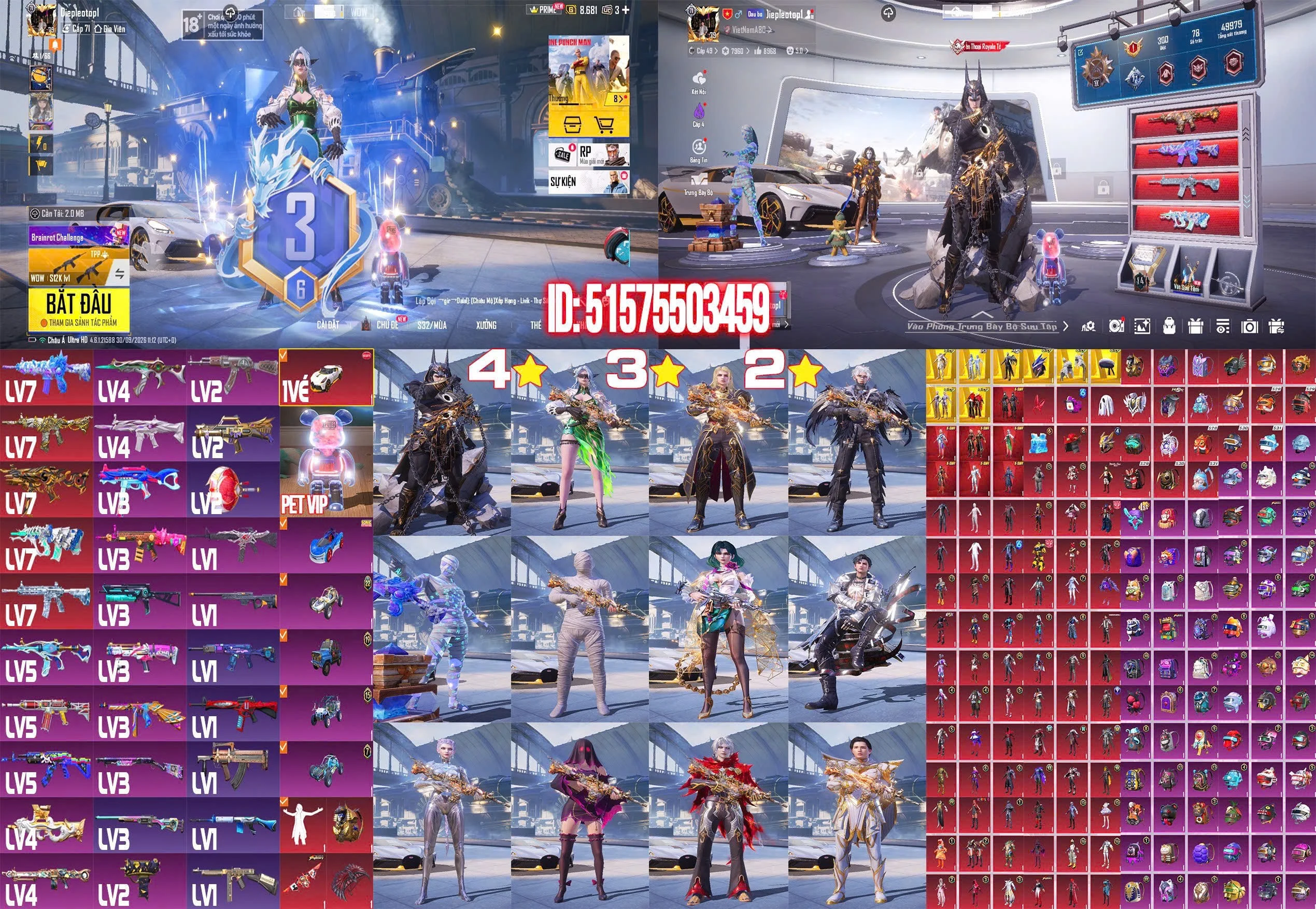 Acc PUBG Mobile mã 66449 - ảnh chính