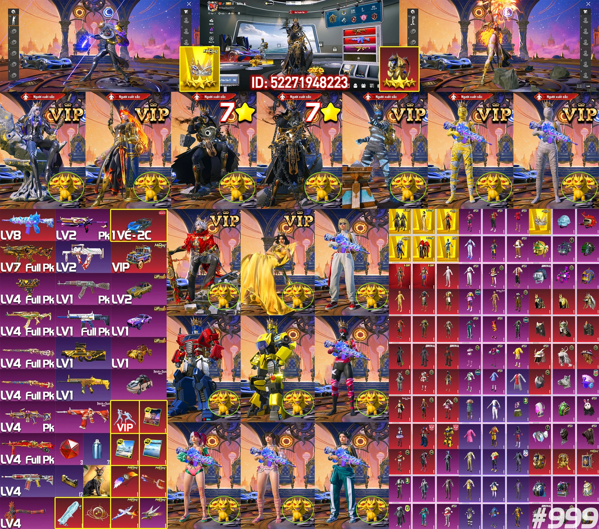 Acc PUBG Mobile mã 67534 - ảnh chính