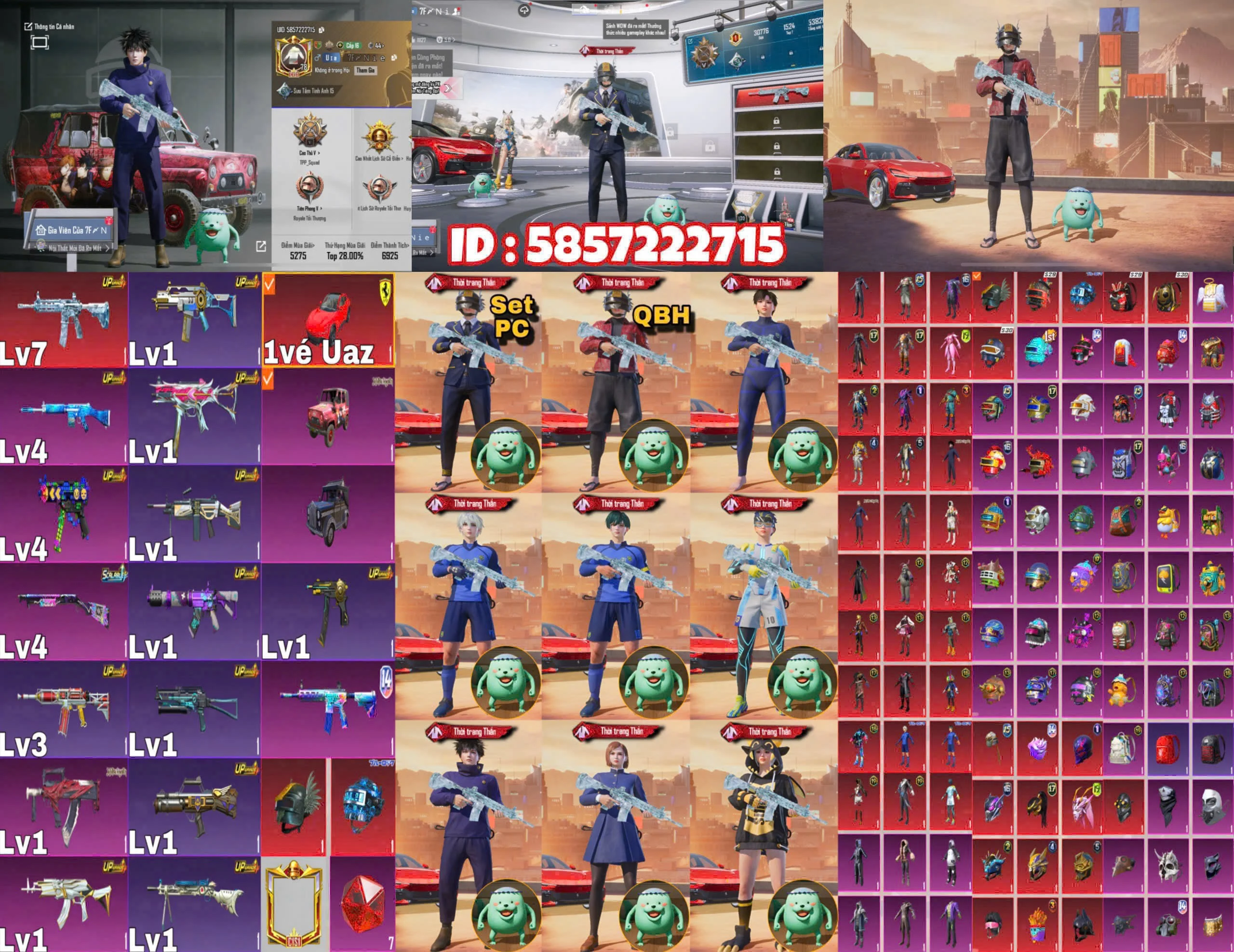 Acc PUBG Mobile mã 59828 - ảnh chính