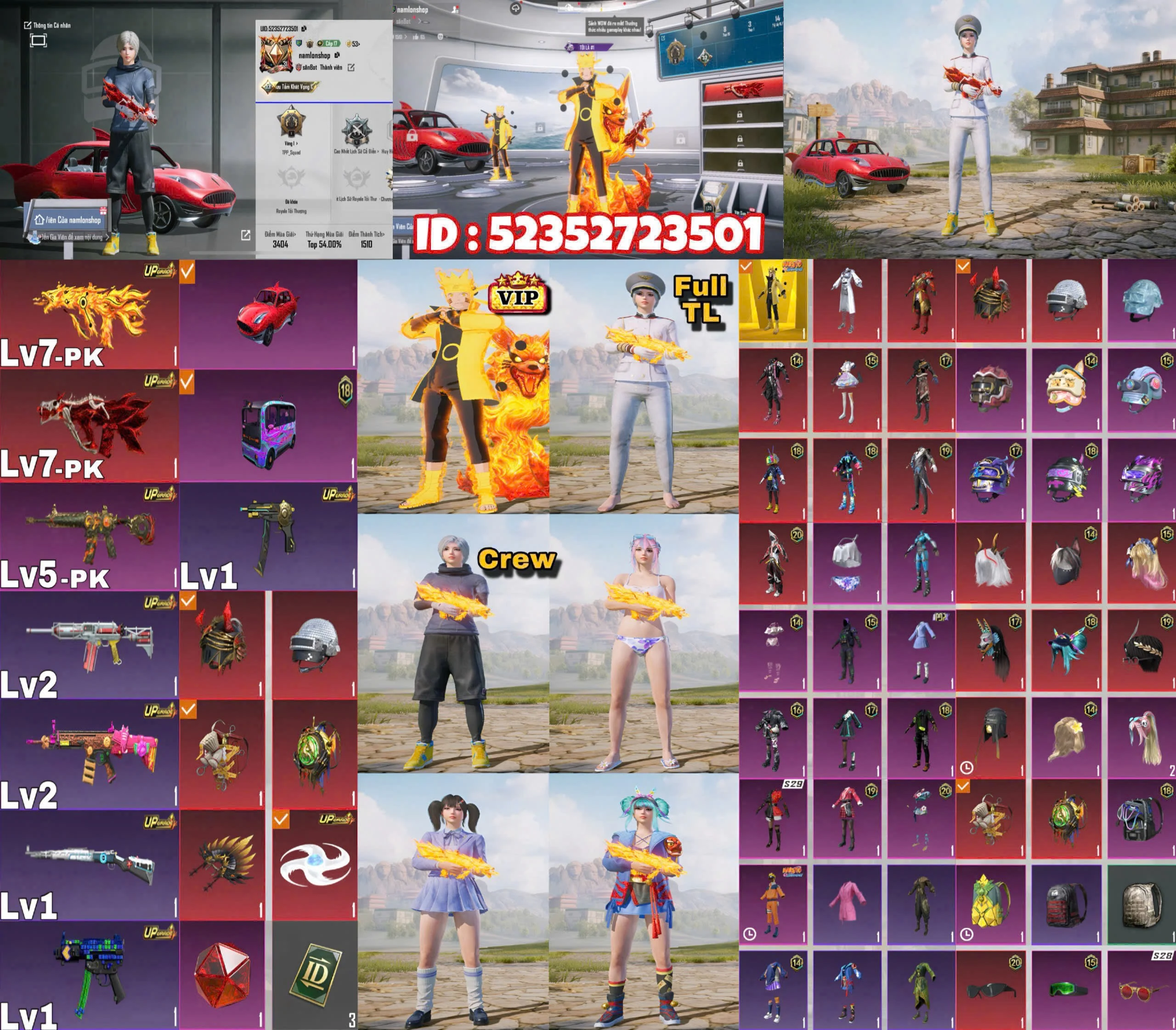 Acc PUBG Mobile mã 61514 - ảnh chính