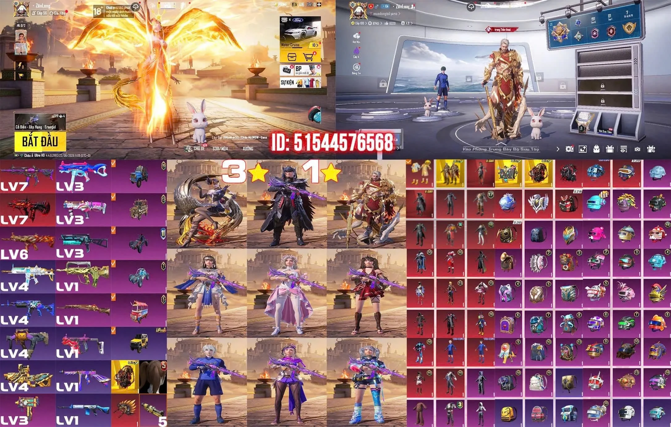 Acc PUBG Mobile mã 65769 - ảnh chính