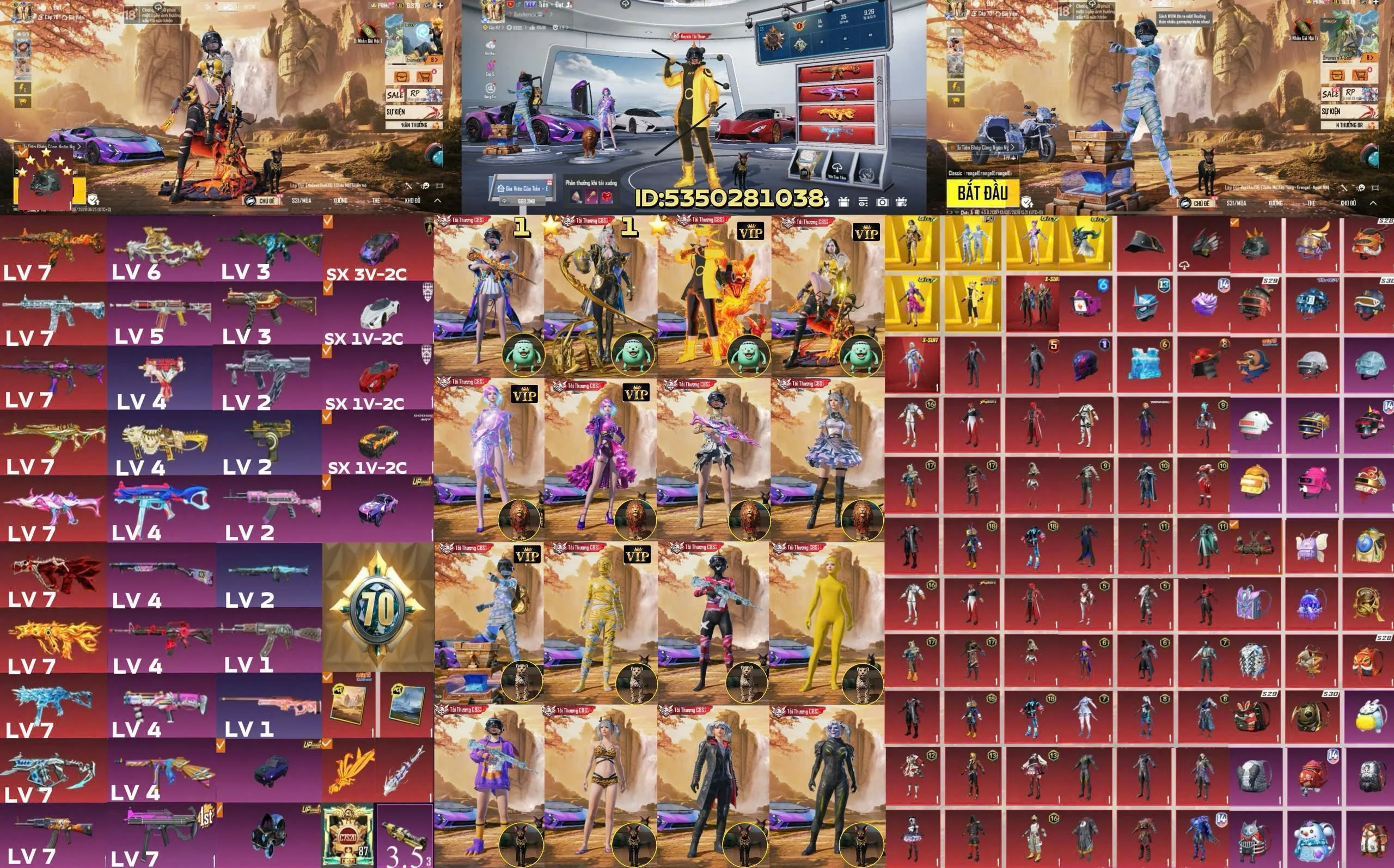 Acc PUBG Mobile mã 59600 - ảnh chính
