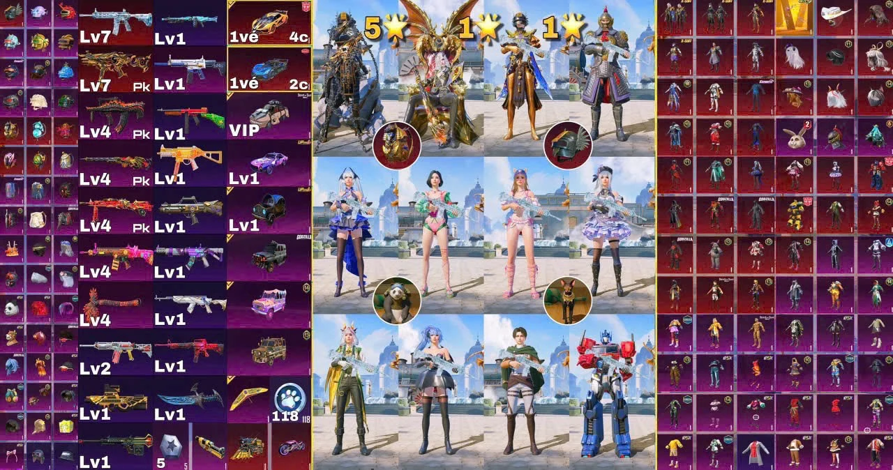 Acc PUBG Mobile mã 58849 - ảnh chính