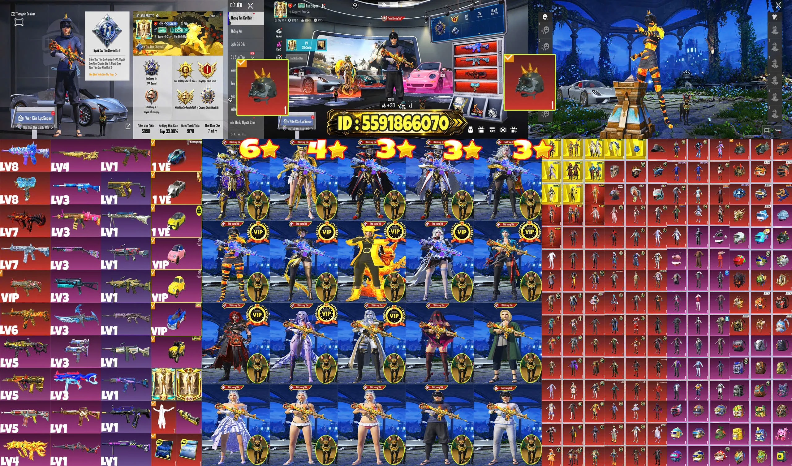 Acc PUBG Mobile mã 59448 - Trường Trần Shop