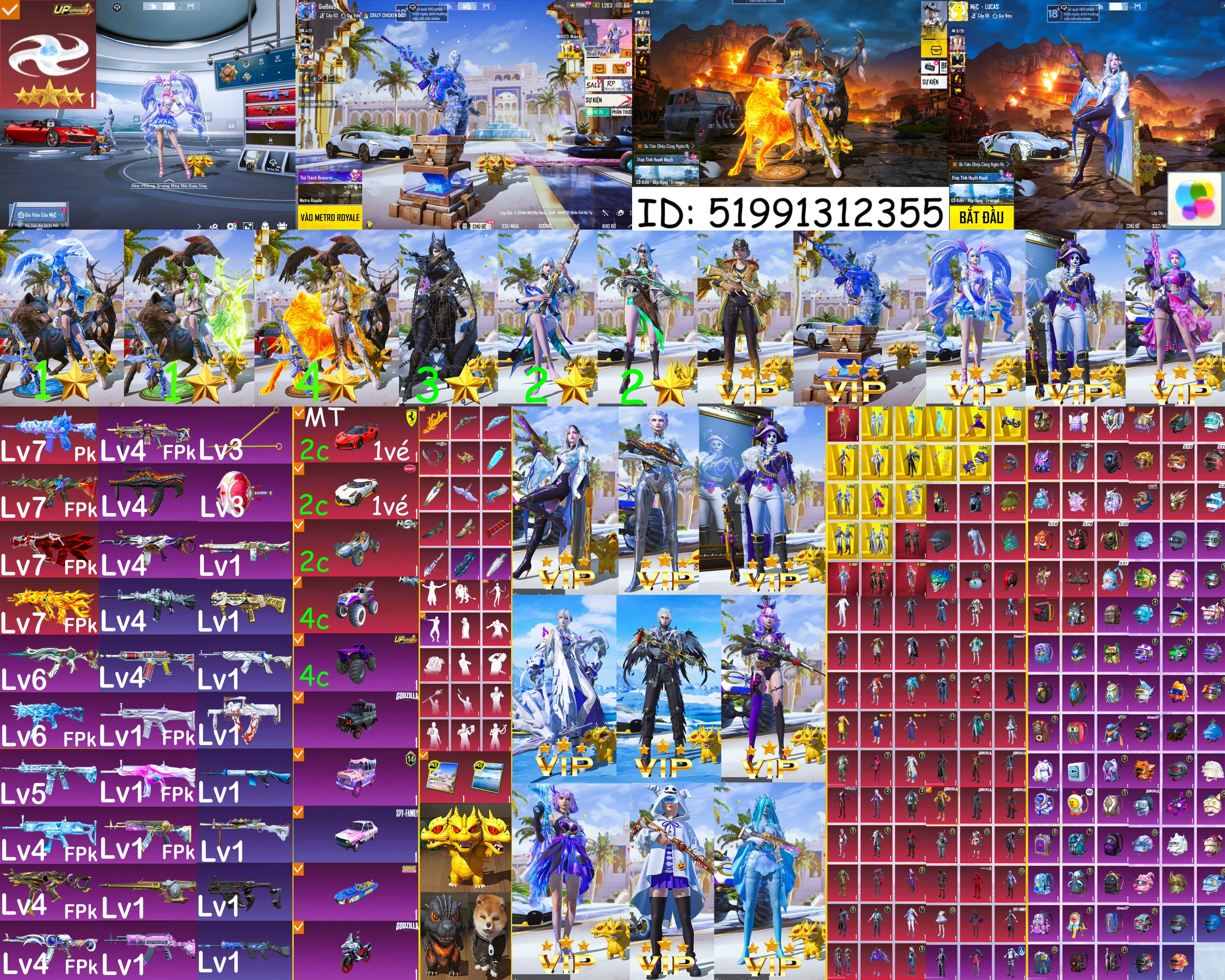 Acc PUBG Mobile mã 61767 - ảnh chính