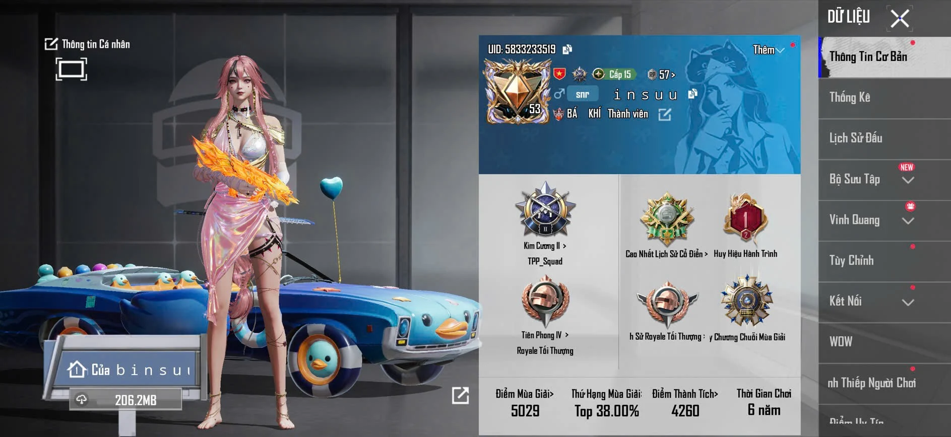Acc PUBG Mobile mã 67928 - ảnh chính
