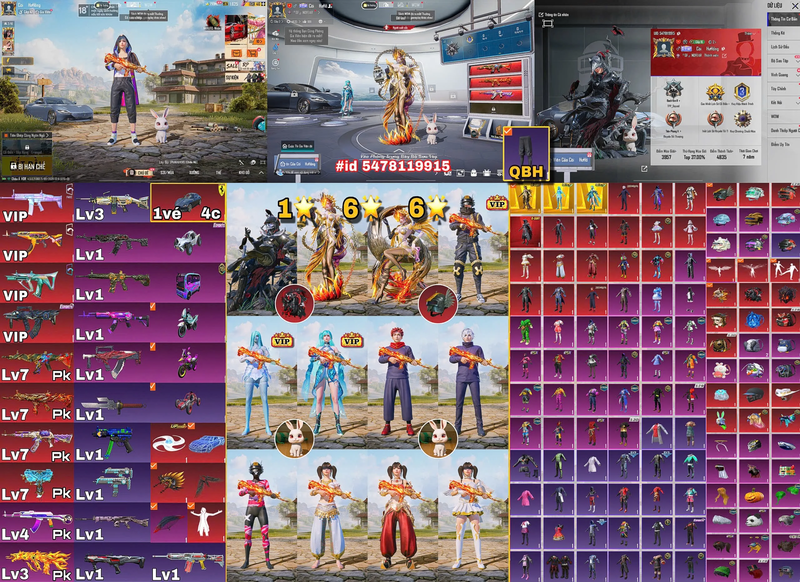 Acc PUBG Mobile mã 60104 - ảnh chính