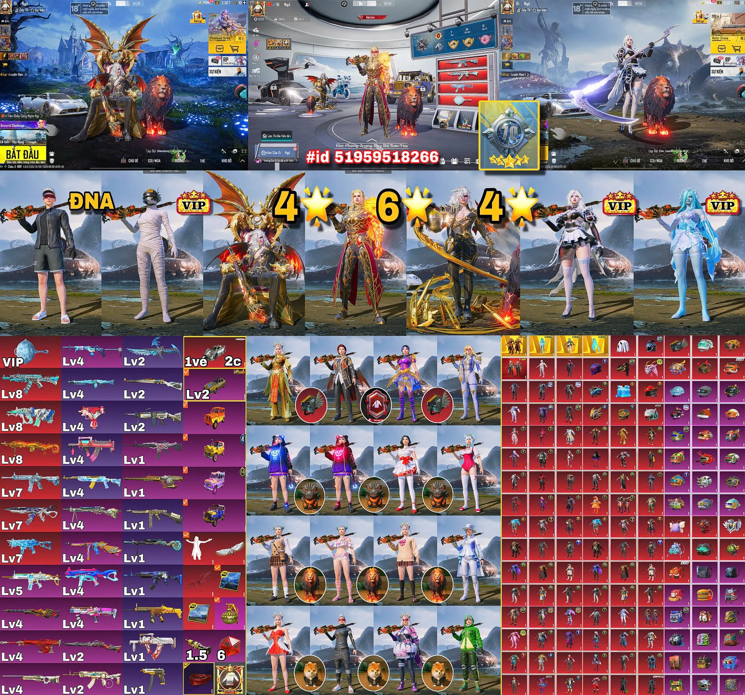 Acc PUBG Mobile mã 68296 - ảnh chính