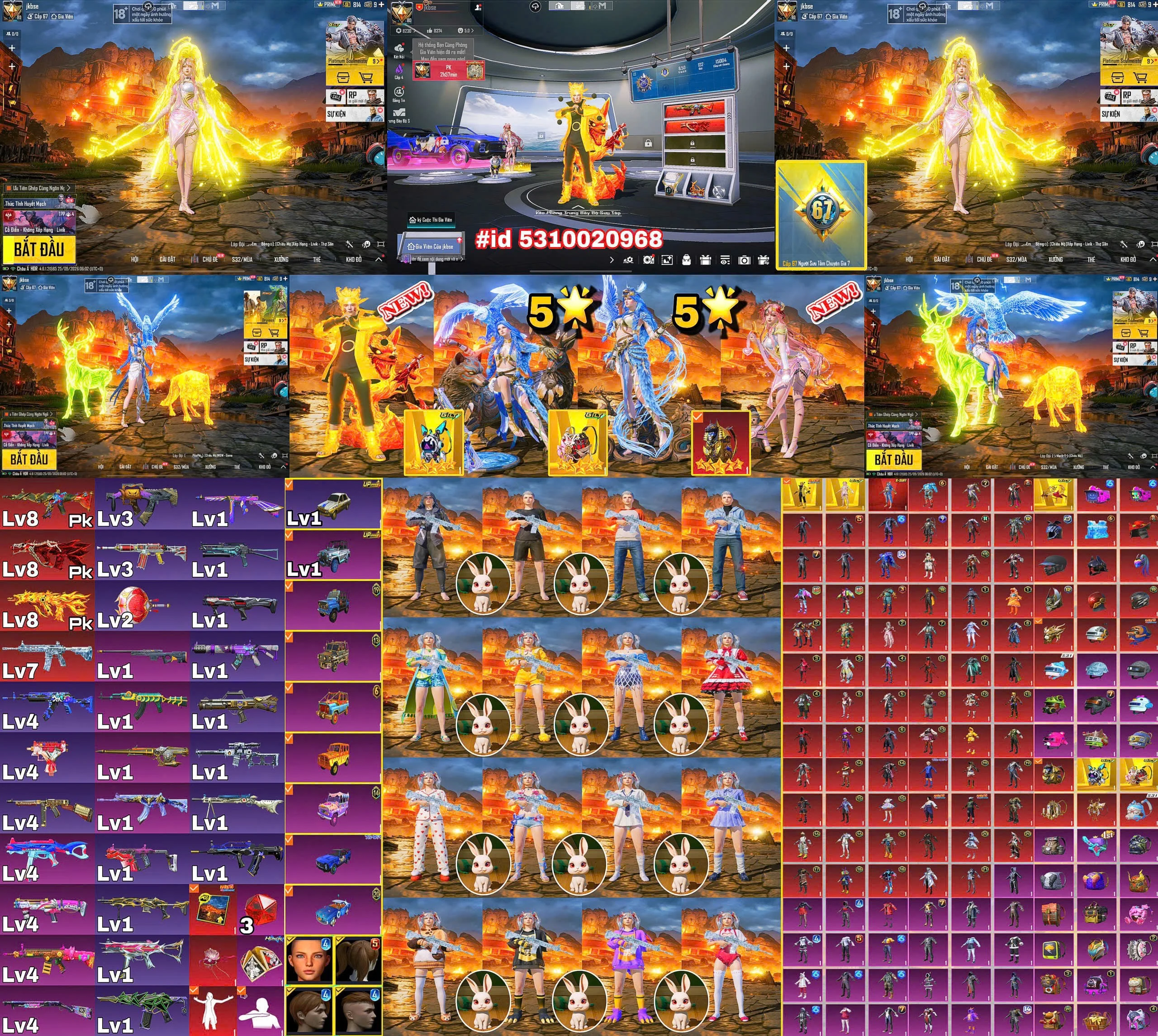 Acc PUBG Mobile mã 66760 - ảnh chính