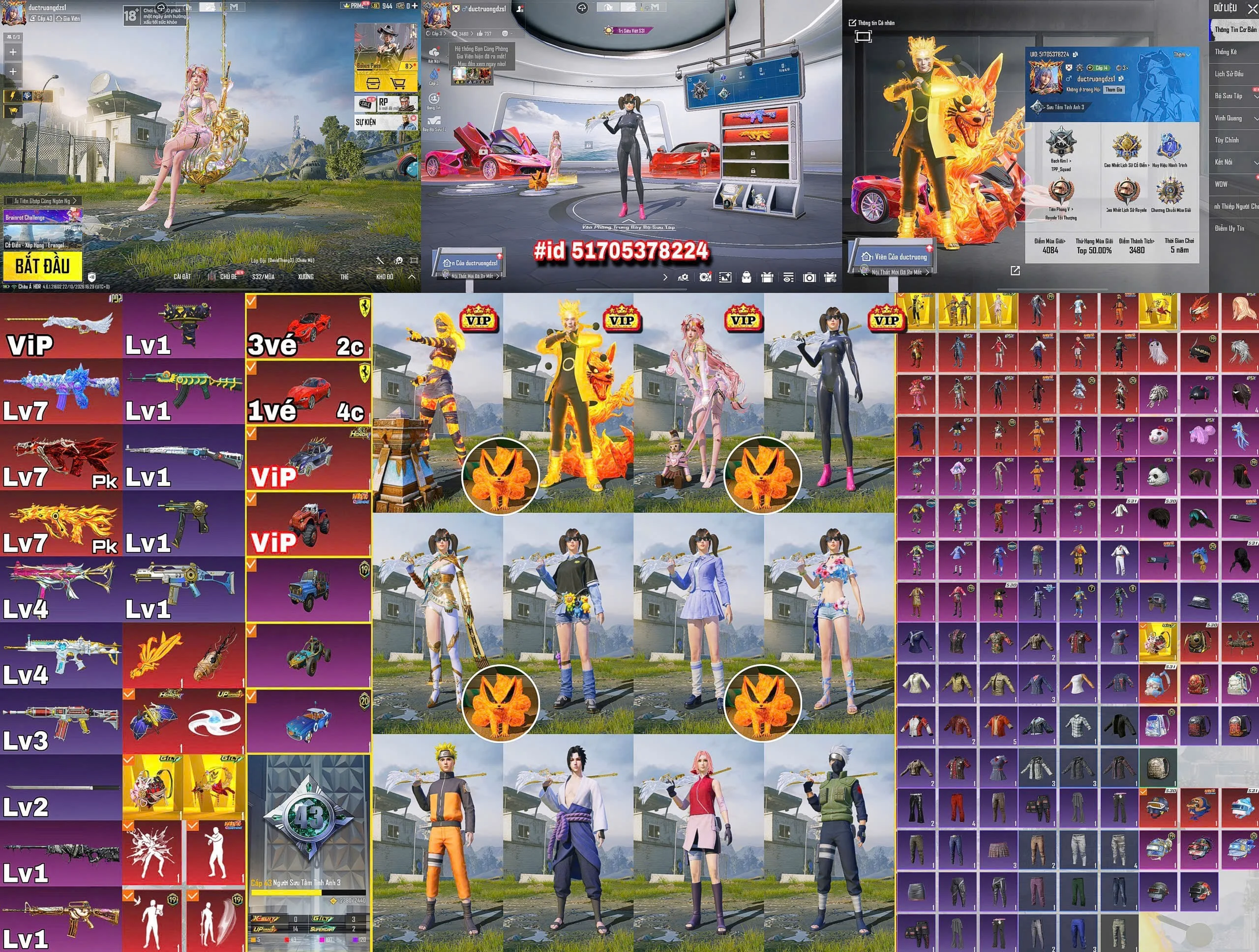 Acc PUBG Mobile mã 66519 - ảnh chính