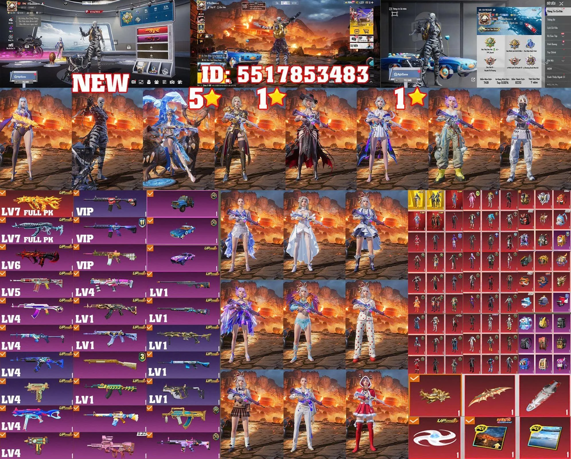 Acc PUBG Mobile mã 63942 - ảnh chính