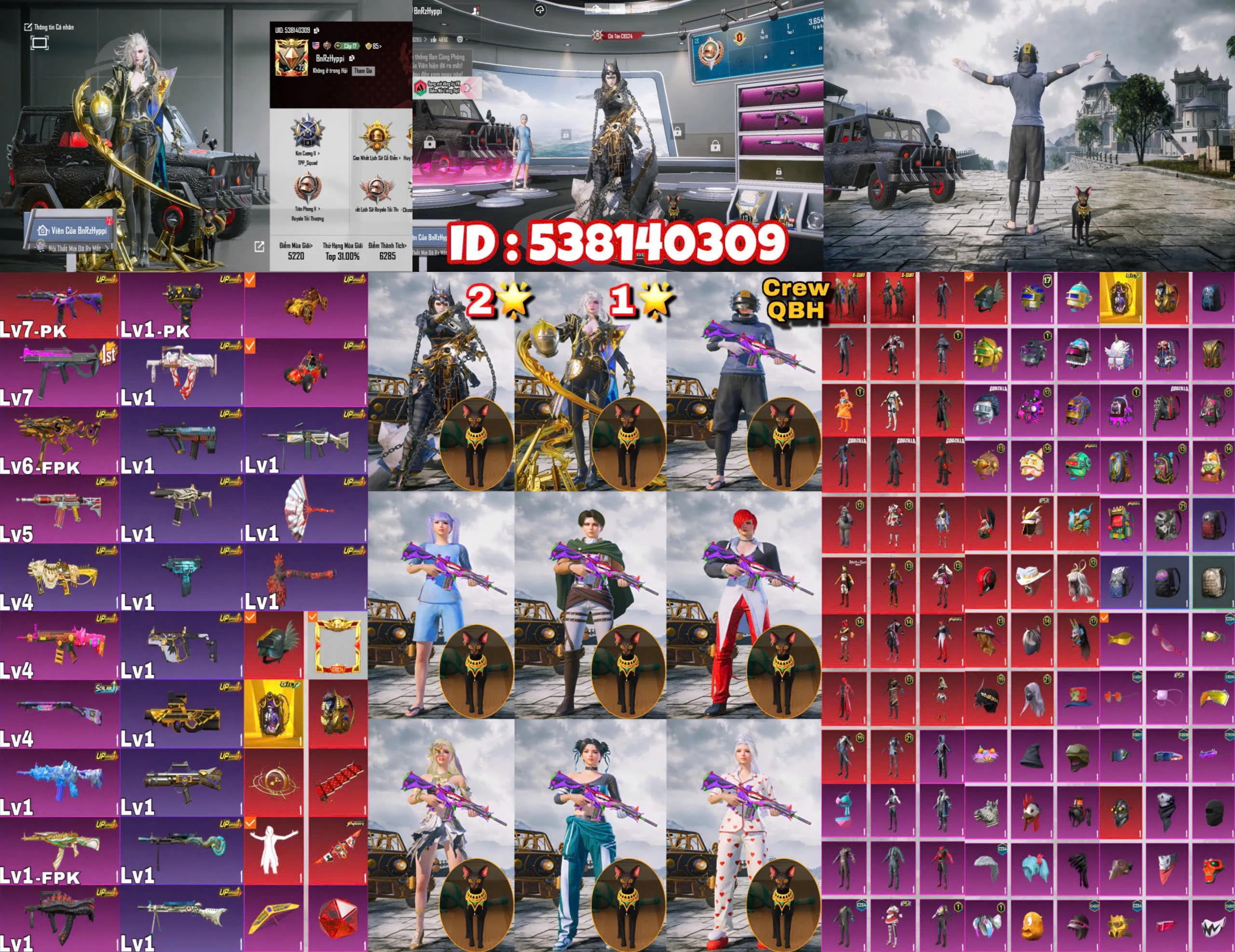 Acc PUBG Mobile mã 59158 - ảnh chính
